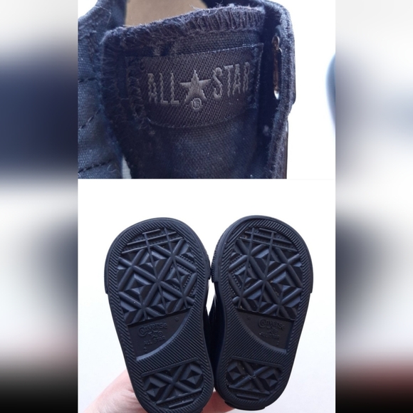 Baby Converse All Star shoes size 2 - Picture 5 of 6